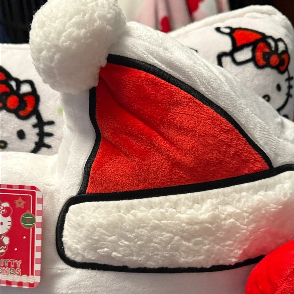 ADORABLE SET - 2 pack decorative pillow set! Hello Kitty Festive Pillows!